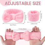 Fmeida Spa Headband and Wrist Band Set - Image 2