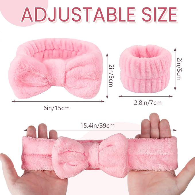 Fmeida Spa Headband and Wrist Band Set - Image 2