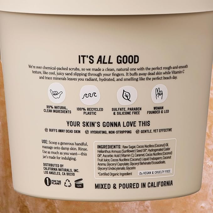 California Naturals Exfoliating Body Scrub - Image 2
