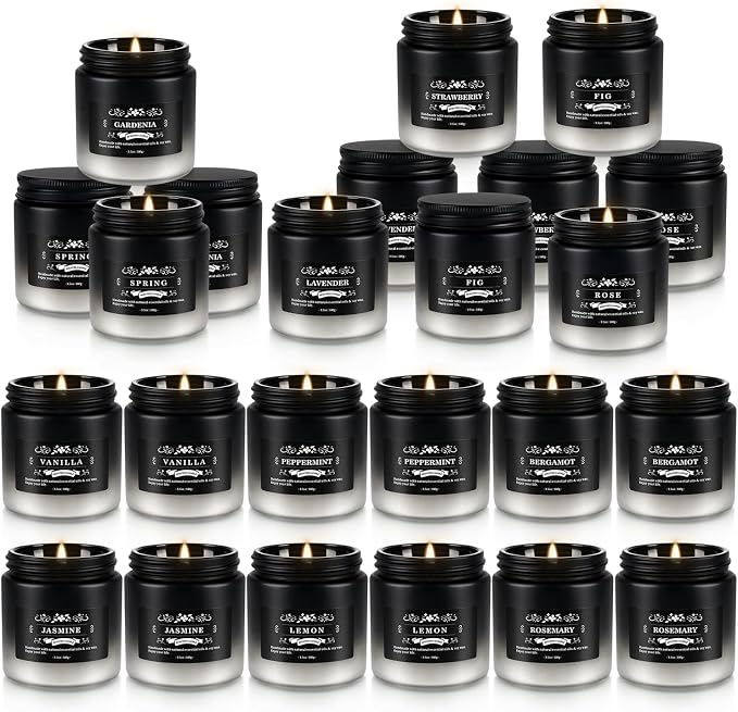 Scented Candle Set 24 Pack, Candle - Image 4