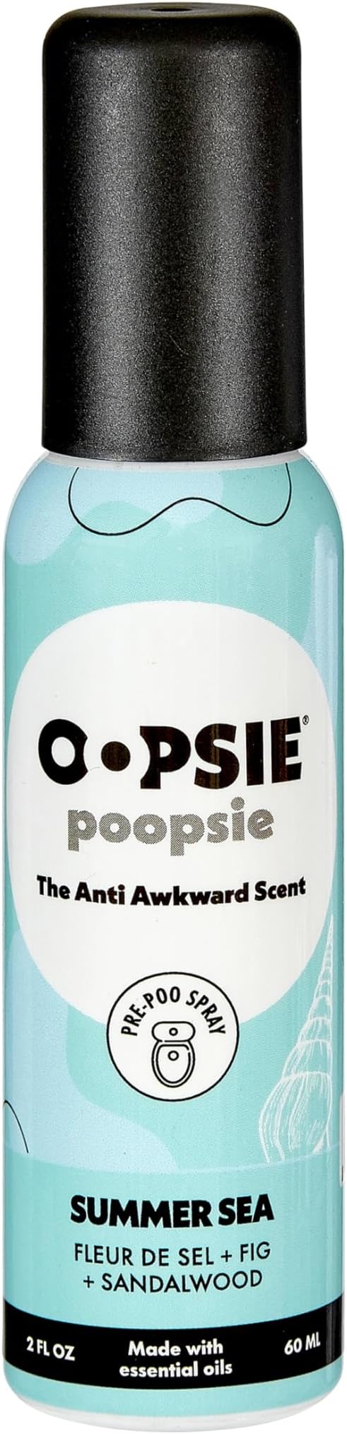 Oopsie Poopsie Toilet Spray, Travel Essentials, Each Up to 300 Uses, On-The-Go by OopsiePoopsie