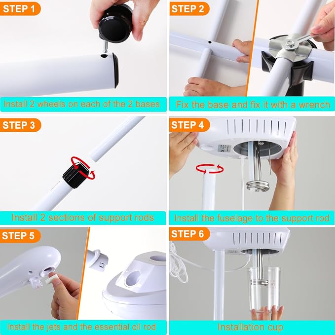 Professional Facial Steamer for Deep Cleansing and Hydration, Ozone Spa Face - Image 5