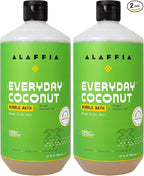 Alaffia Everyday Coconut Bubble Bath, Purely Coconut Scent, 32 Oz Ea by Alaffia