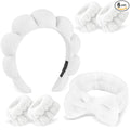 Zkptops 6Pcs Spa Headband for Washing Face Wristbands Set Women Bubble Makeup by ZKPTOPS