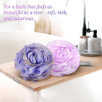 LAYUKI Bath Loofah, Shower Loofah, Body Loofah, Bath Sponge, Shower Sponge - Image 7