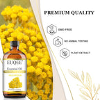 EUQEE Helichrysum Essential Oil 4 oz/118 ml Large Bottle Premium Helichrysum Oil - Image 3