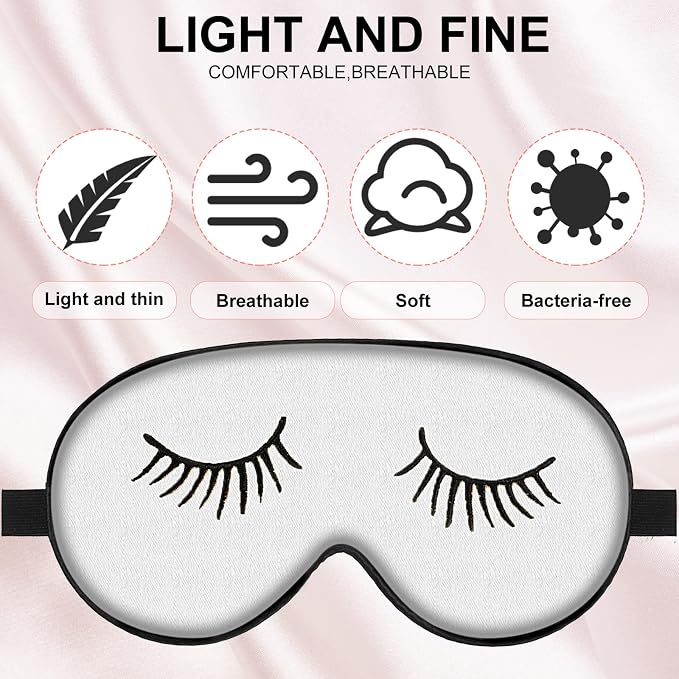 8 Pieces Funny Sleep Mask Silk Eye Mask - Image 3