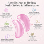 BLOOMORA Rose Under Eye Patches - Image 2