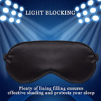 LERSVICVIL Sleep Masks 4 Pack Silky Eye Cover Soft Satin Blindfold Elastic - Image 6