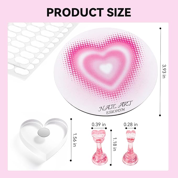 Nail Stands for Press On Nails Painting Display Practice, Powerful Magnetic - Image 7