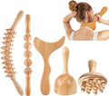 5 PCS Wood Therapy Massage Tools by Unknown