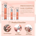 Manicure Set Nail Clipper Set Men Women 12 in 1 Nail Care Kit - Image 3
