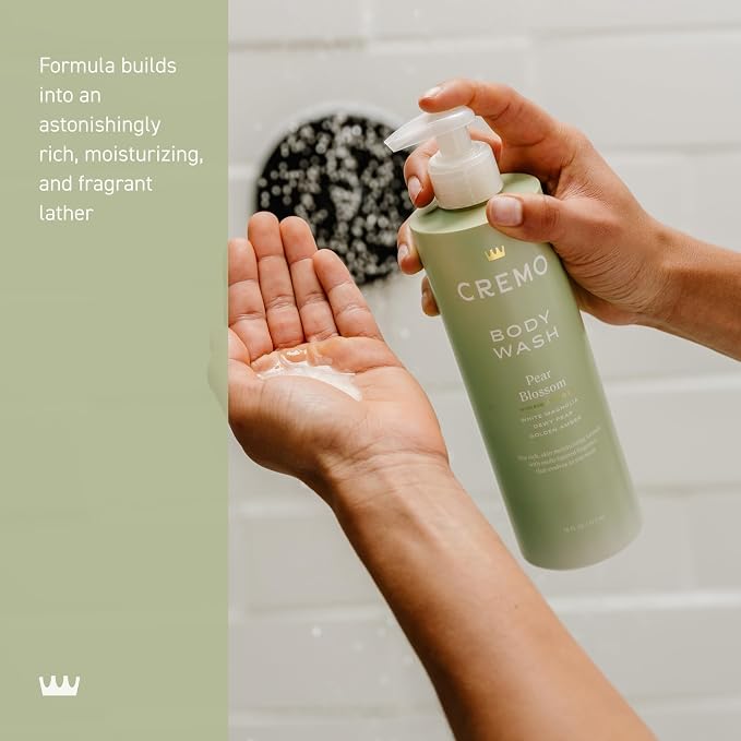 Cremo Pear Blossom Skin Moisturizing Body Wash - Image 4