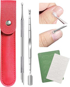 Cuticle Pusher, Pre-treatment Cuticle Pusher, Stainless Steel Loop Cuticle by KUNSHNBEI