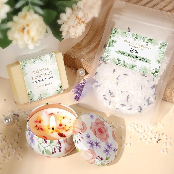 Self Care Gifts for Women Birthday Care Package Spa Kit, Get Well Soon Gift - Image 6