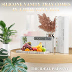 BBK Bathroom Vanity Tray 11.8 in- 2 Pack Silicone Bathroom Tray - Image 6