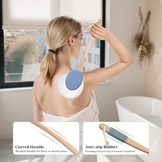 AmazerBath Lotion Applicator for Back, 4 Replacement Pads - Image 5