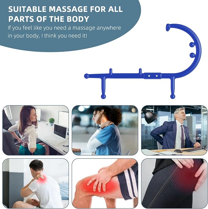 KEINE MARKE Massage Trigger Point Cane Body Deep Tissue Handheld Back, Leg and - Image 7