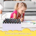 2 Pack Marker Storage Organizer, 360 Slots Total Art Supply Holder - Image 5