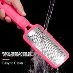 Foot Files Foot Scrubber Pedicure, Stainless Steel Callus Remover - Image 3