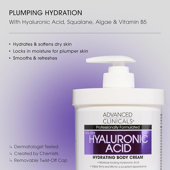 Advanced Clinicals Hyaluronic Acid Moisturzier + Brightening Vitamin C Cream - Image 6