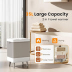 Electactic Towel Warmer for Bathroom, 35L Dryer & Heating 2 in 1 Large Towel - Image 5