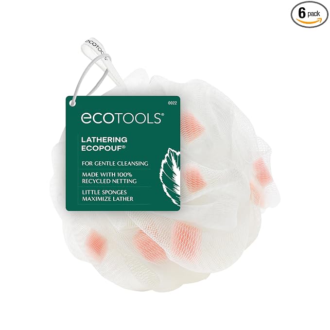 EcoTools Lathering EcoPouf, Loofah Infused by EcoTools