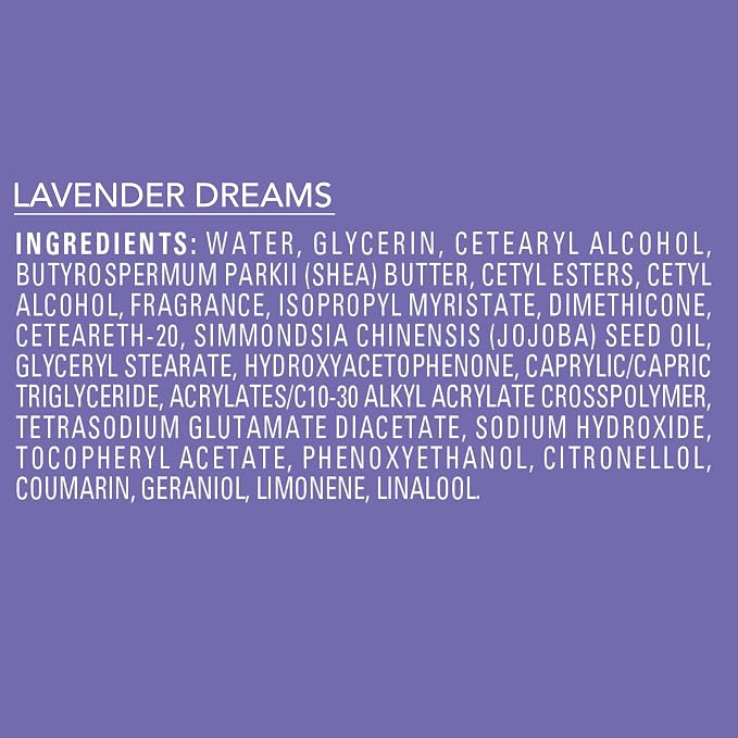 Jergens Shea Fusion Lavender Dreams Body Lotion, Scented Lotion, Moisturizer - Image 7