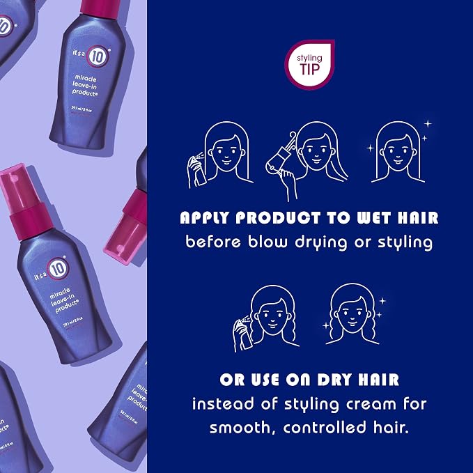 It's a 10 Haircare Miracle Leave-In Product, 2 fl. oz. - Image 4