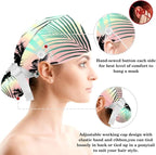 Women's Working Caps with Scrunchies Tarot Pattern Background Lace-Up Hat - Image 3