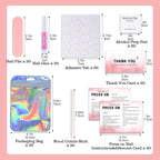Press On Nail Tool Kit for Nail Business, Nail Prep Application Disposable Kit - Image 3