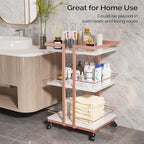 Esthetician Cart with Wheels Utility Salon Rolling Trolley, Mobile Storage - Image 8