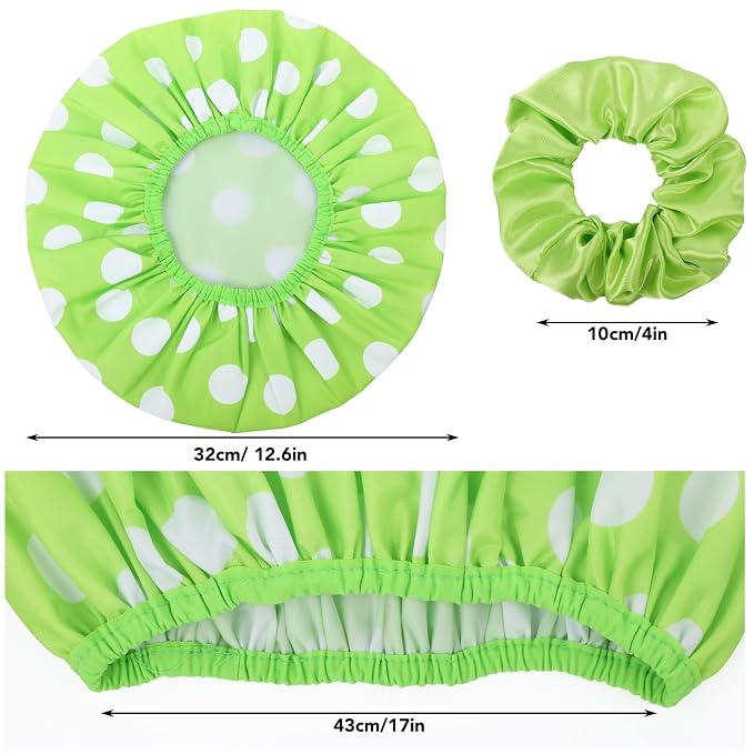 WSICSE 2 Packs Large Shower Caps - Image 2