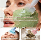2 Pack Silicone Face Scrubber, 2 in 1 Facial Cleansing Brush & Face Mask - Image 3