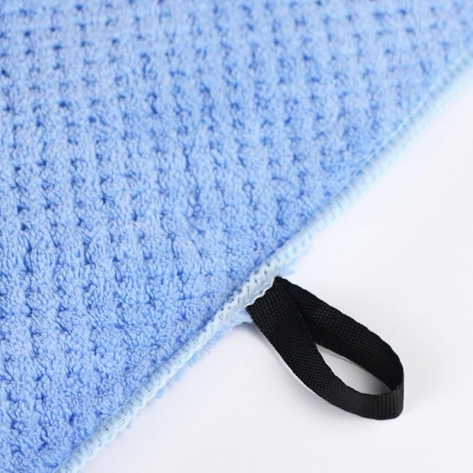2 Pack Bath Towel Set, Waffle Bath Towel Set, Microfiber Super Soft Highly - Image 6