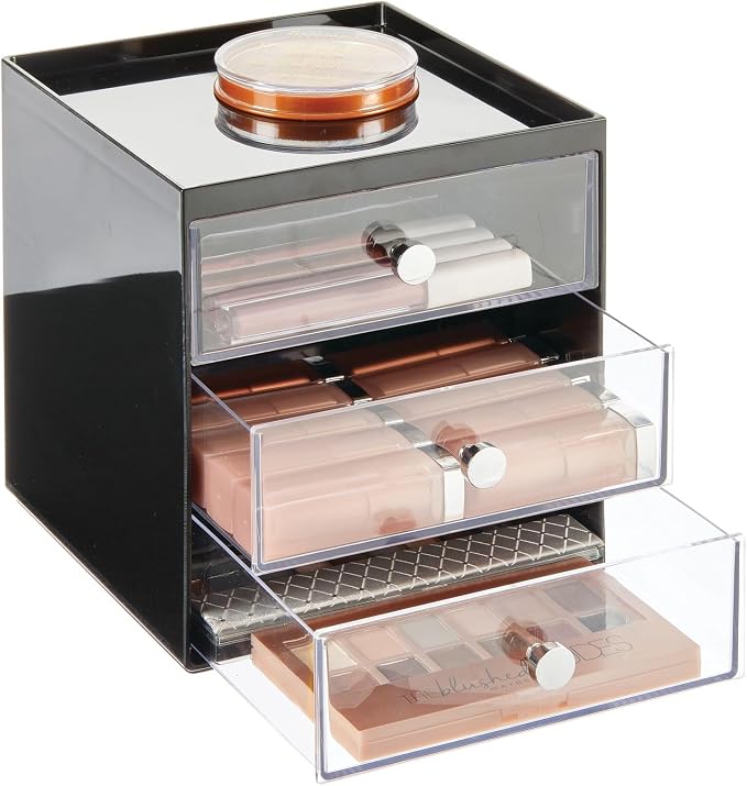 mDesign Makeup Organizer Storage Station Cube by mDesign