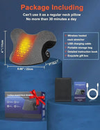 Wireless Heated Neck Stretcher for Pain Relief, Portable Cordless Neck Shoulder - Image 7