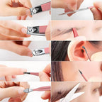 ZIZZON Manicure Set 18 in 1 Professional Pedicure Set Nail scissors Grooming Kit - Image 5