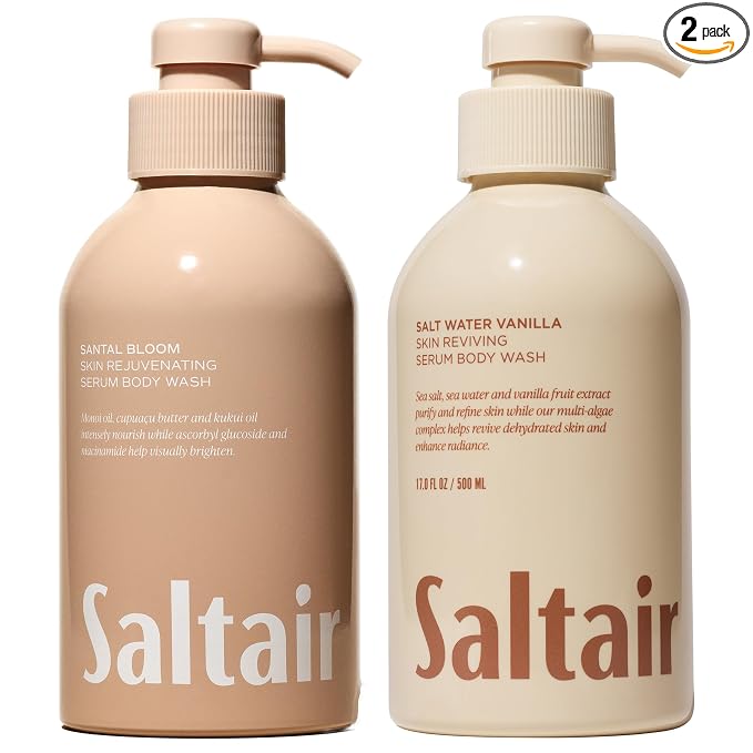 Santal + Salt Water Body Wash 2pck by Saltair