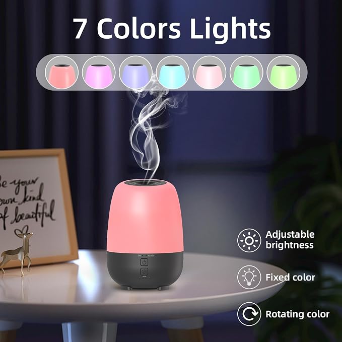 SEEDSEEL 150ML Cordless Essential Oil Diffuser, Built-in 6000mAH Rechargeable - Image 7
