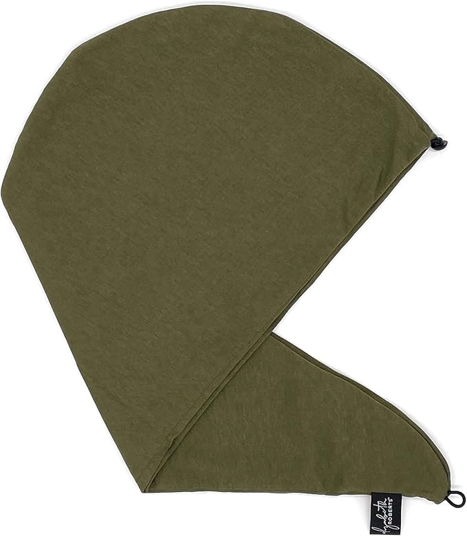 Elizabeth Roberts 100% Cotton T Shirt Hair Towel Wrap Plopping Essential Turban by ElizabethRoberts