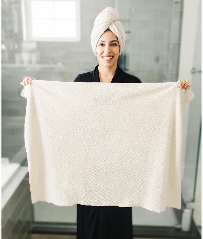 ROLSHOL 2 Packs Large Microfiber Hair Towels - Image 2