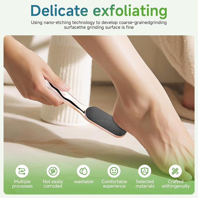 2Pcs Nano Glass Foot File, Nano-Glass Foot File, Foot Scraper - Image 4