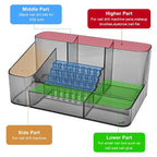 ANRUI Nail Drill Holder, 28 Holes Nail Drill Machine & Bits Storage Box - Image 2