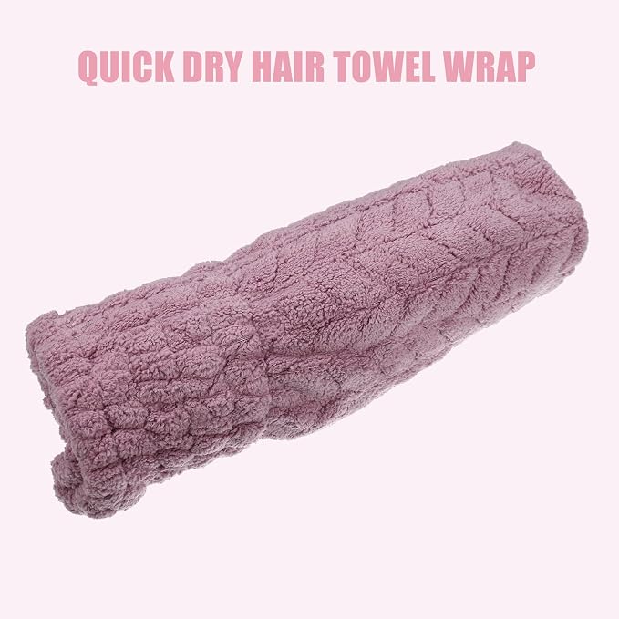 VOCOSTE Diamond Shape Hair Drying Towel Dry Cap, Quick Drying, Lightweight - Image 6