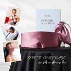YFONG 100% Mulberry Silk Sleep Mask, Total Blackout Silk Eye Mask - Image 6