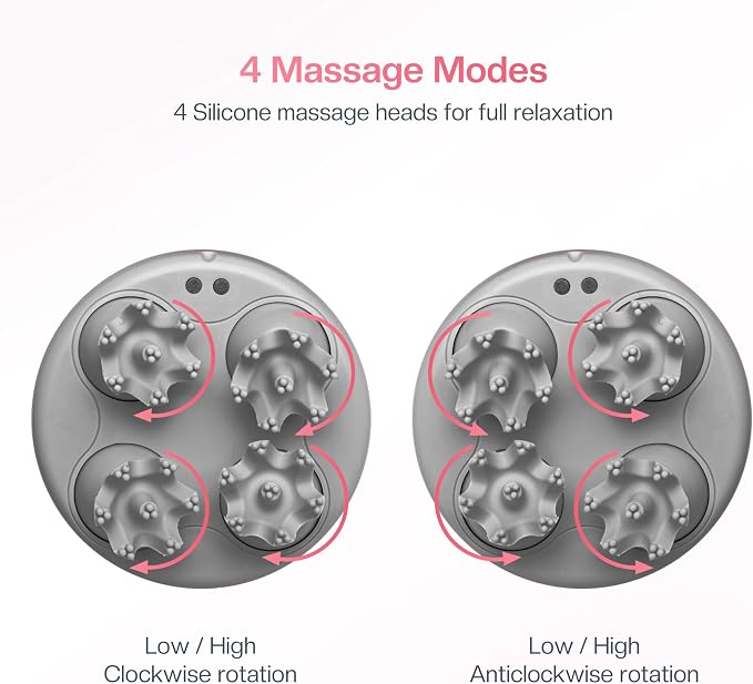 COMFIER Scalp Massager for Hair Growth, Waterproof & Full Body Kneading - Image 8