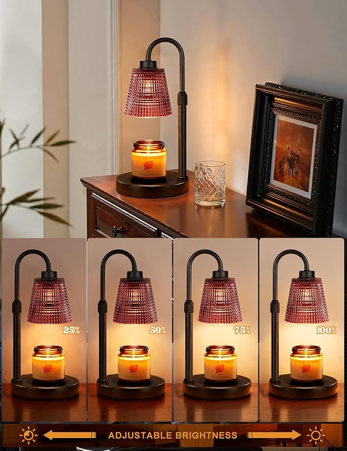 Innqoo Pomegranate Red Candle Warmer Lamp - Image 2