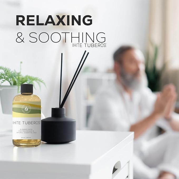 Aroma Country White Tuberose Luxury Diffuser Oil Refill & Fragrant Room Spray - Image 8