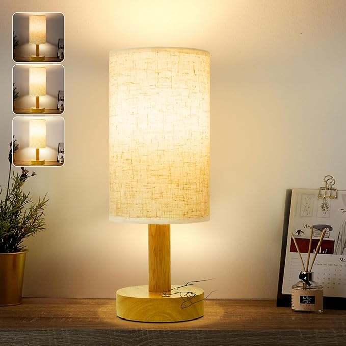 Rechargeable Cordless Table Lamp, Touch Control&Stepless Dimming, Wireless by SEENSINY